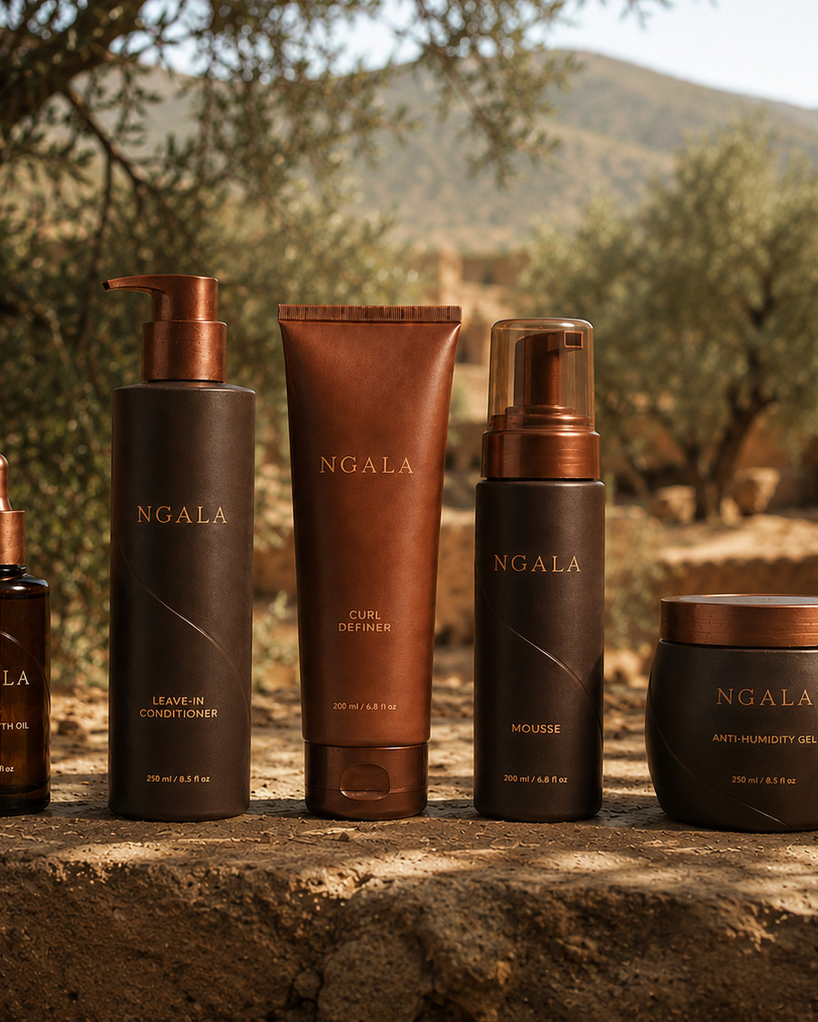 The five products among olive trees